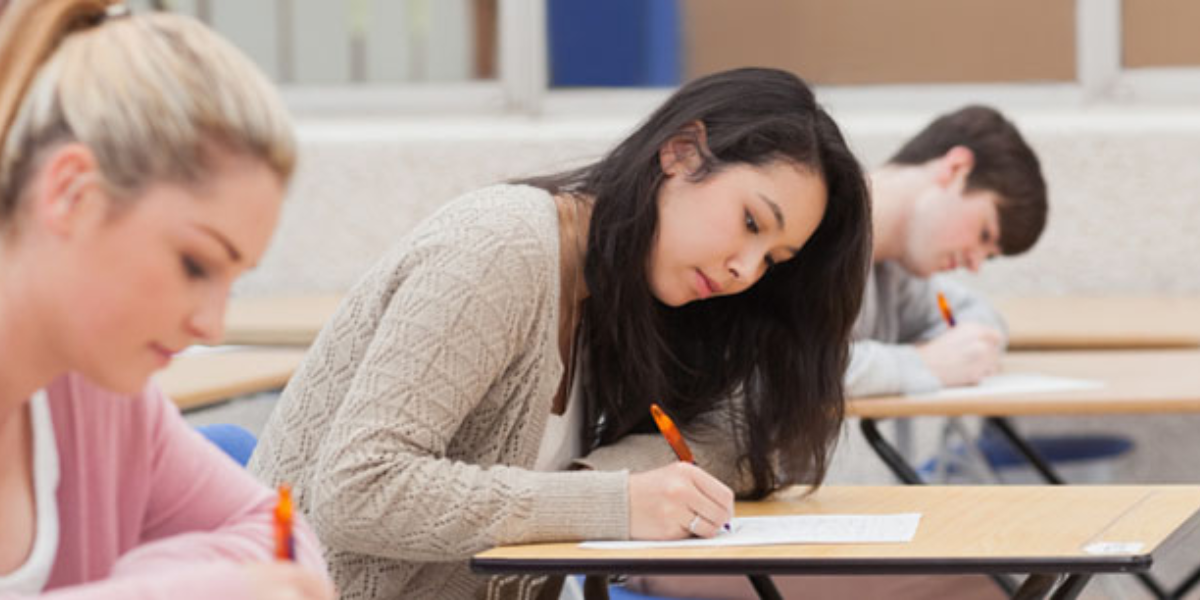 A Girl written a test
