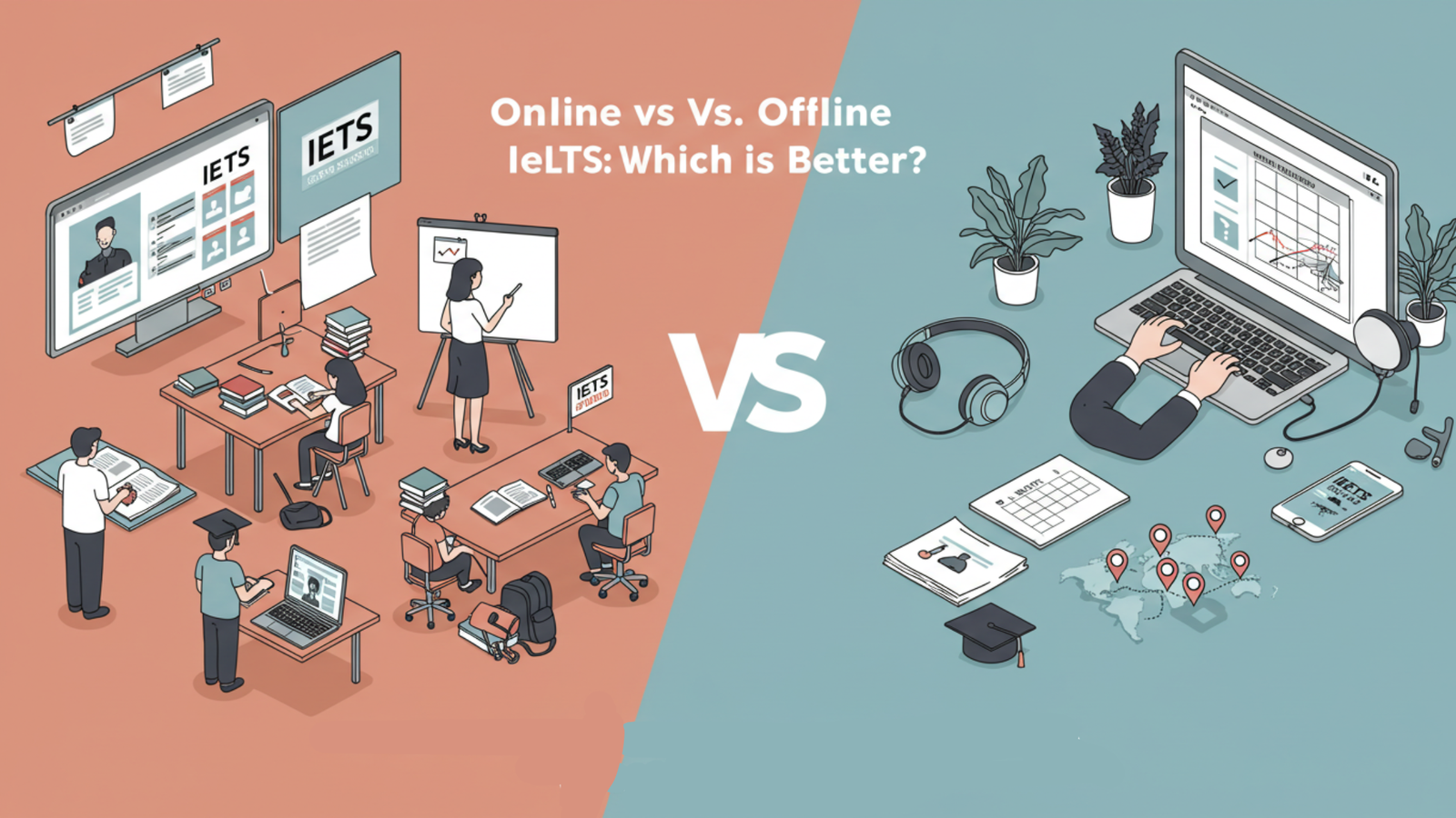 Online vs. Offline IELTS Training
