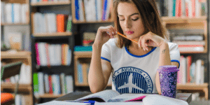 Girl Prepare for exam